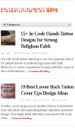 How entertainmentmesh.com looks like on a mobile device such as an iPhone.