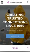 How entrust.com looks like on a mobile device such as an iPhone.