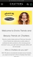 How envirotrends.ca looks like on a mobile device such as an iPhone.