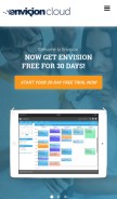 How envisiongo.com looks like on a mobile device such as an iPhone.