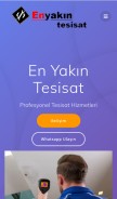 How enyakintesisat.com looks like on a mobile device such as an iPhone.