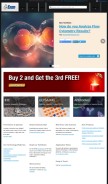 How enzolifesciences.com looks like on a mobile device such as an iPhone.