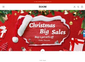 How eoom.com looks like on a tablet such as an iPad.