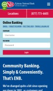 How epnb.com looks like on a mobile device such as an iPhone.