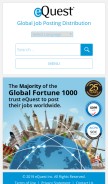 How equest.com looks like on a mobile device such as an iPhone.