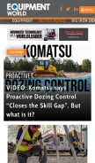 How equipmentworld.com looks like on a mobile device such as an iPhone.