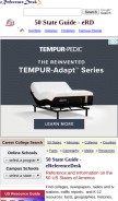 How ereferencedesk.com looks like on a mobile device such as an iPhone.