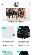 How ericemanuels.co looks like on a mobile device such as an iPhone.