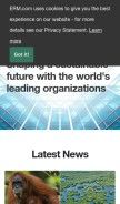 How erm.com looks like on a mobile device such as an iPhone.