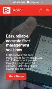 How eroad.com looks like on a mobile device such as an iPhone.