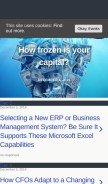 How erpsoftwareblog.com looks like on a mobile device such as an iPhone.