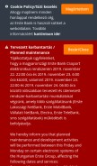 How erstebank.hu looks like on a mobile device such as an iPhone.