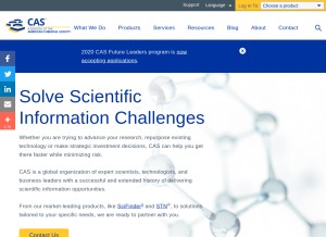 How escience.org looks like on a tablet such as an iPad.