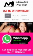 How escortagencyinmumbai.com looks like on a mobile device such as an iPhone.
