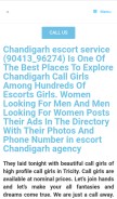 How escortchandigarhagency.in looks like on a mobile device such as an iPhone.