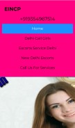 How escortinconnaughtplace.com looks like on a mobile device such as an iPhone.