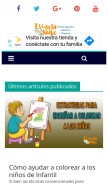 How escuelaenlanube.com looks like on a mobile device such as an iPhone.