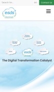 How esds.co.in looks like on a mobile device such as an iPhone.