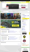 How esl.eu looks like on a mobile device such as an iPhone.