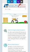 How esolpk-online.com looks like on a mobile device such as an iPhone.