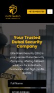 How essservices.ae looks like on a mobile device such as an iPhone.