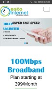 How estointernet.in looks like on a mobile device such as an iPhone.