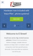 How estreet.com looks like on a mobile device such as an iPhone.