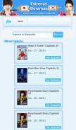 How estrenosdoramas.net looks like on a mobile device such as an iPhone.