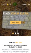 How eteraconsulting.com looks like on a mobile device such as an iPhone.