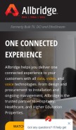 How ethostream.com looks like on a mobile device such as an iPhone.