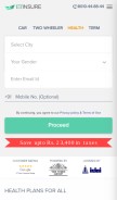 How etinsure.com looks like on a mobile device such as an iPhone.