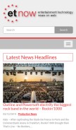 How etnow.com looks like on a mobile device such as an iPhone.