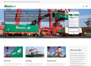 How eucon.nl looks like on a tablet such as an iPad.