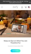 How eufylife.com looks like on a mobile device such as an iPhone.