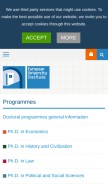 How eui.eu looks like on a mobile device such as an iPhone.