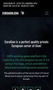 How euroaion.com looks like on a mobile device such as an iPhone.