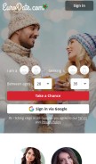 How eurodate.com looks like on a mobile device such as an iPhone.