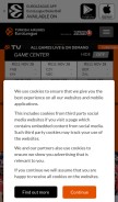 How euroleague.net looks like on a mobile device such as an iPhone.