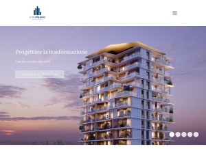 How euromilano.it looks like on a tablet such as an iPad.