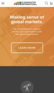 How euromonitor.com looks like on a mobile device such as an iPhone.