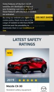 How euroncap.com looks like on a mobile device such as an iPhone.