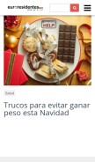 How euroresidentes.com looks like on a mobile device such as an iPhone.