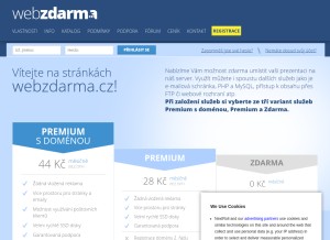 How euweb.cz looks like on a tablet such as an iPad.