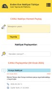 How evdenevenakliyathane.com looks like on a mobile device such as an iPhone.