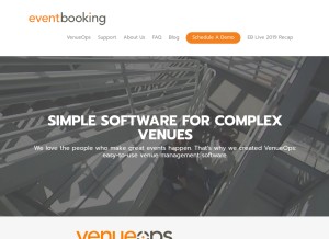 How eventbooking.com looks like on a tablet such as an iPad.