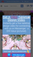 How eventdecordirect.com looks like on a mobile device such as an iPhone.