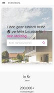 How eventsofa.de looks like on a mobile device such as an iPhone.