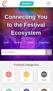 How everfest.com looks like on a mobile device such as an iPhone.