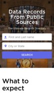 How everyone-records.com looks like on a mobile device such as an iPhone.