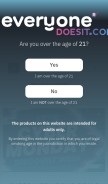 How everyonedoesit.com looks like on a mobile device such as an iPhone.